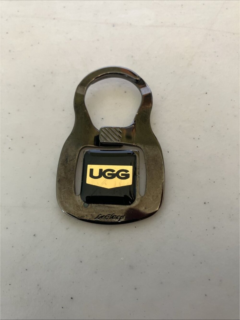 Rare UGG LeClasp Keychain Logo Accessory